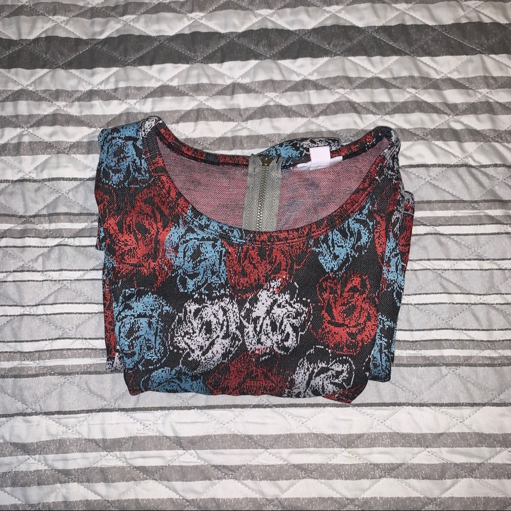 Lularoe Amelia Floral Dress Size Small - Picture 7 of 8
